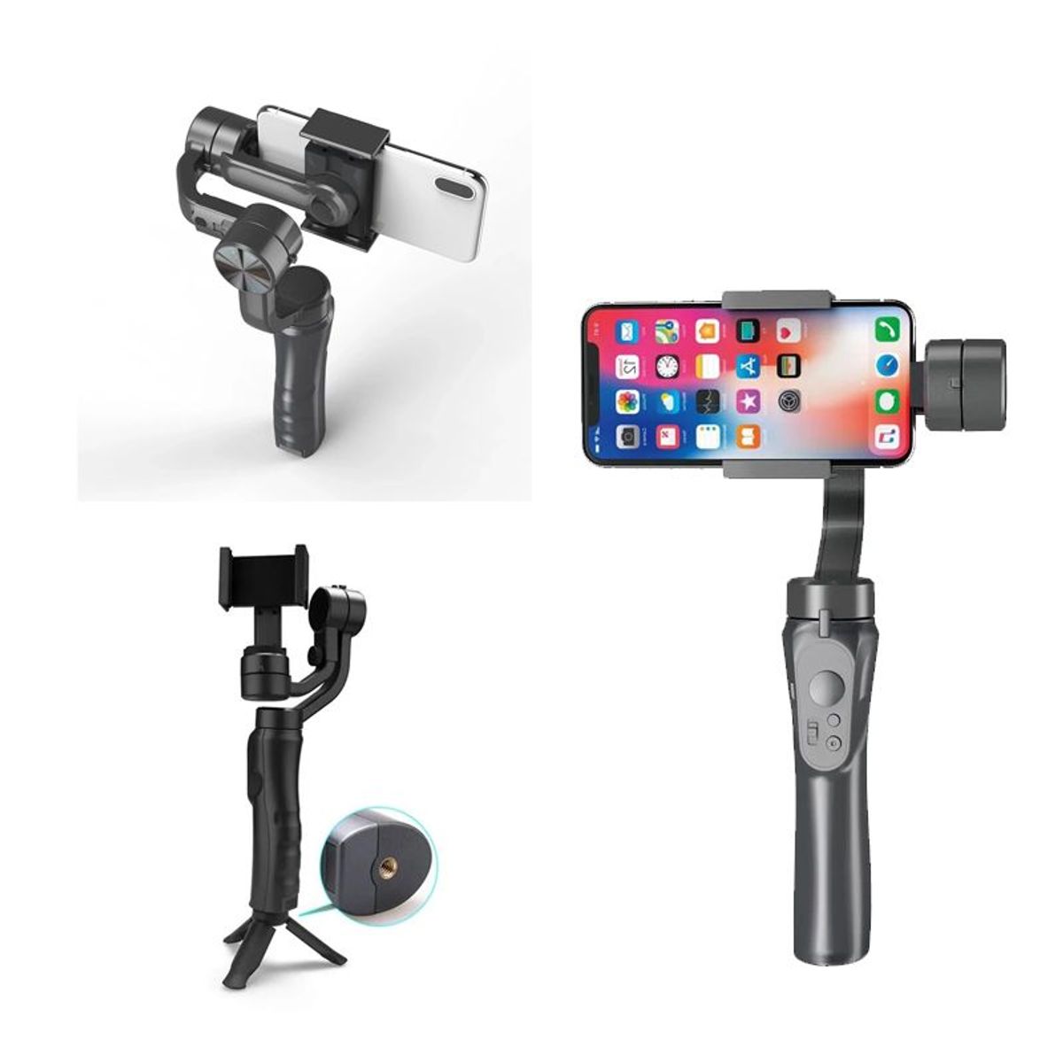 SEISA - ESTABILIZADOR DE CELULAR GIMBAL 3-AXIS TH-H4