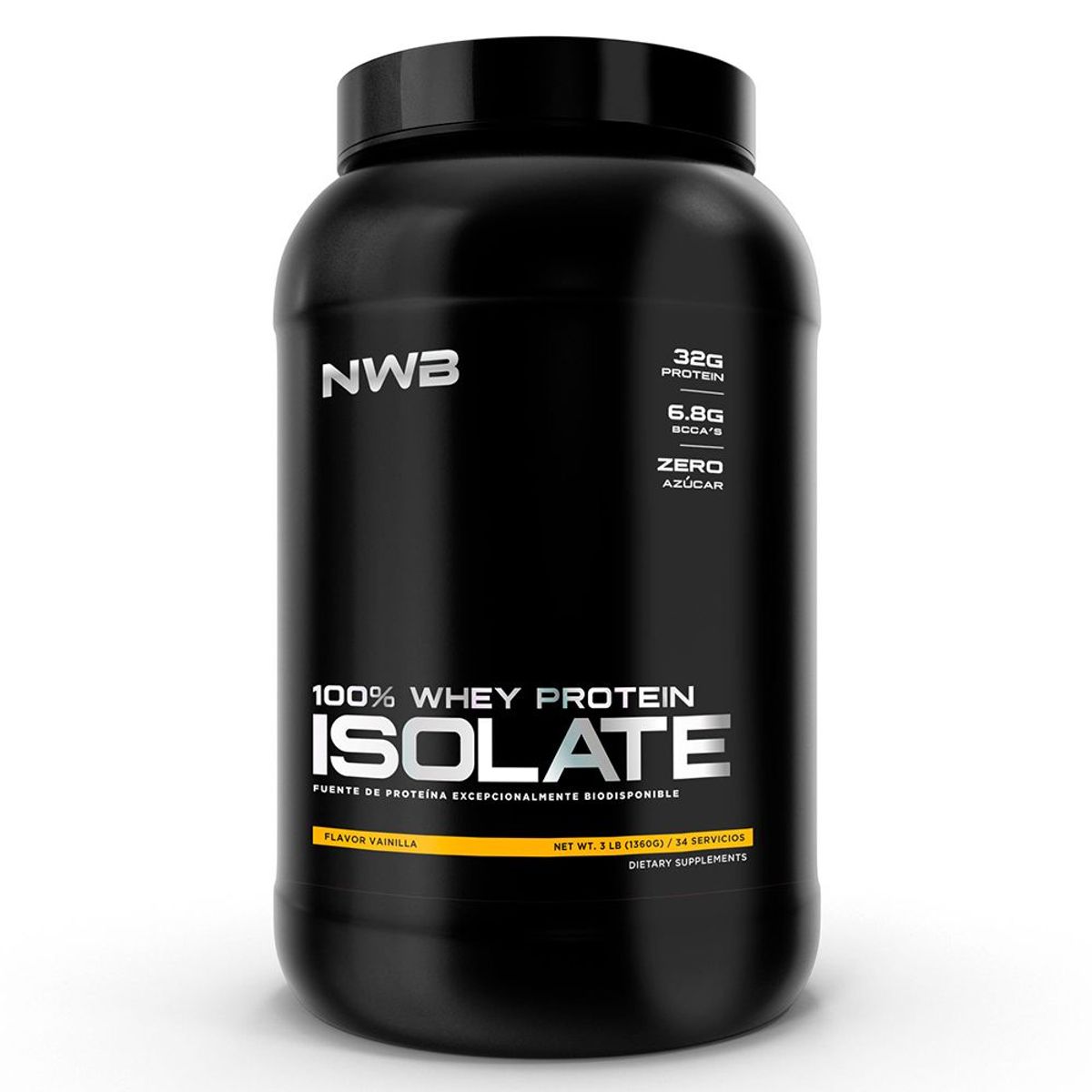 NWB - Nwb Proteína Isolate 3lb Vainilla+xs-8 99 Capsulas