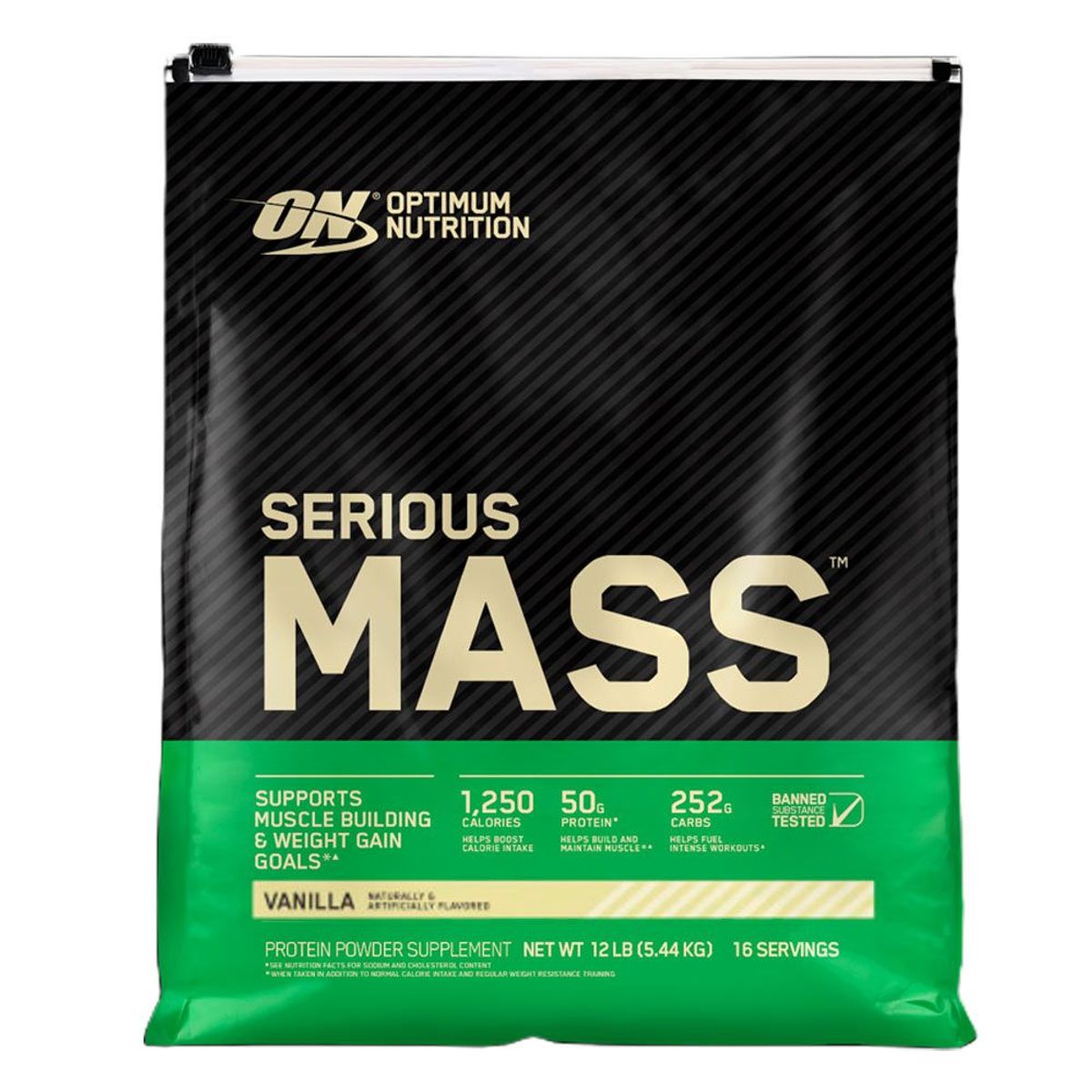 OPTIMUN NUTRITION - Ganador de Peso Optimum Nutrition Serious Mass 12lb Vainilla