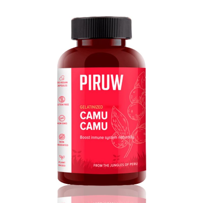 PIRUW - Vitamina C Piruw Camu Camu 100 Cápsulas