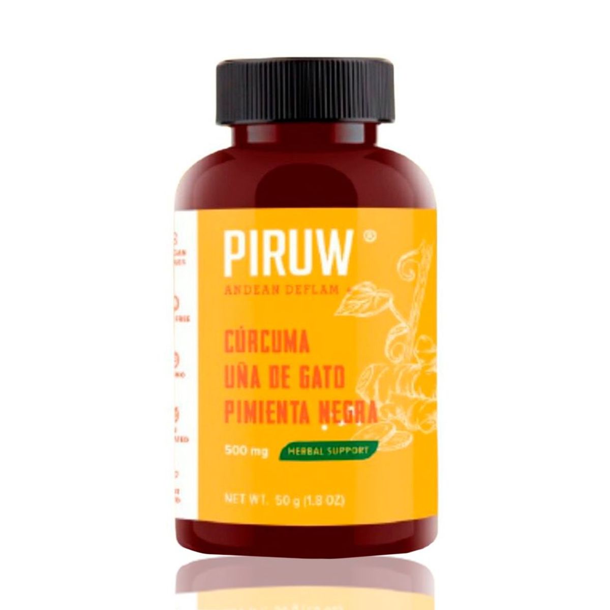 PIRUW - Vitamina Piruw Andean Deflam 100 Cápsulas