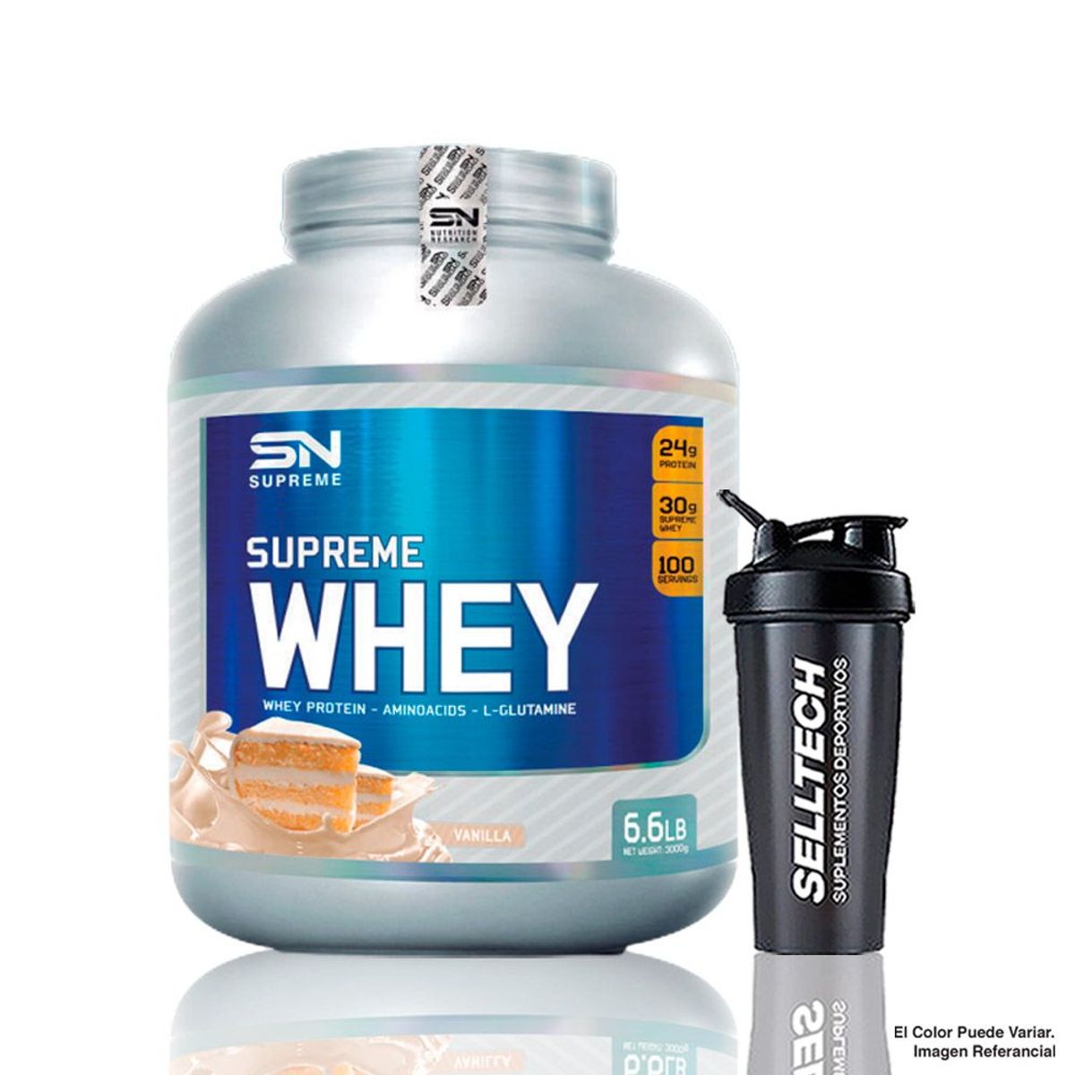 SUPREME NUTRITION - Proteína Supreme Nutrition Supreme Whey 6.6 lb Vainilla