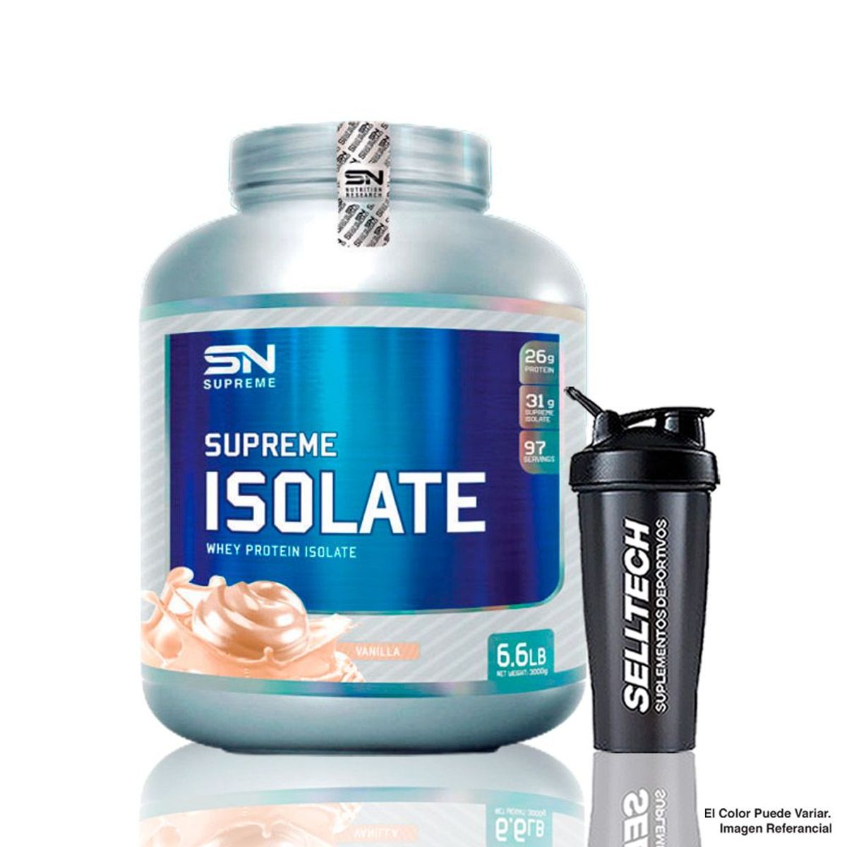 SUPREME NUTRITION - Proteína Supreme Nutrition Supreme Isolate 6.6 lb Vainilla