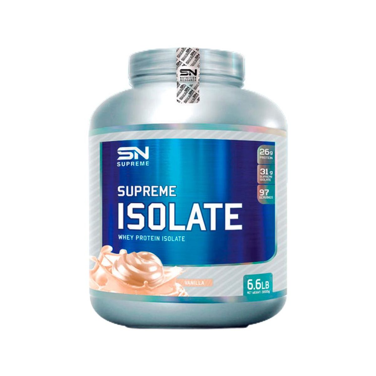 SUPREME NUTRITION - Proteína Supreme Nutrition Supreme Isolate 6.6 lb Vainilla