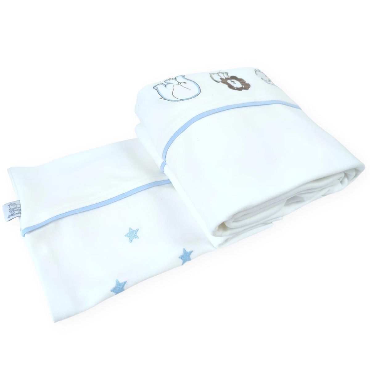 BABY MERINOS - Set de Sábanas Bebe Algodón Cuna Niño - Safari Big - BCB