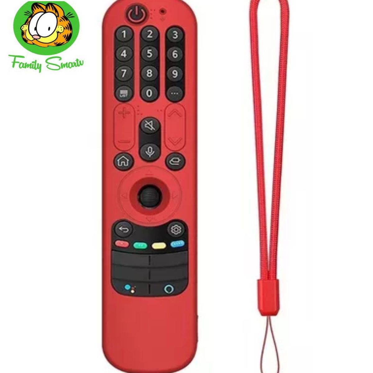 UNIVERSAL - Funda Control LG Magic 2021 Protector Anticaída/ Rojo
