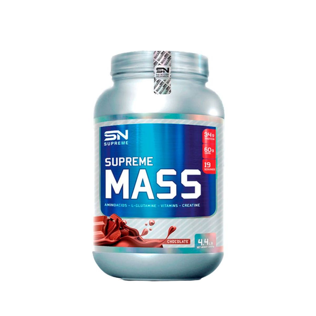 SUPREME NUTRITION - Supreme Mass 4lb Chocolate Supreme Creat 500gr Shaker
