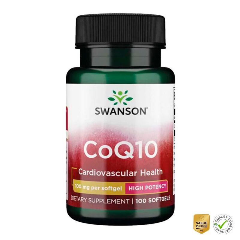 SWANSON - Swanson Coq10 - High Potency 100 mg - 100 Softgels