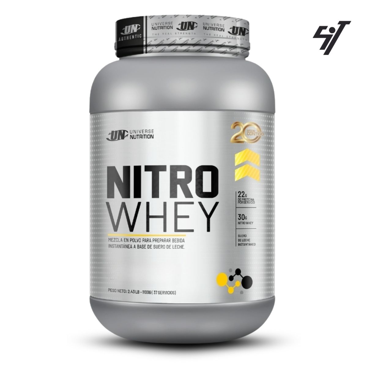 UNIVERSE NUTRITION - Nitro Whey de 1.1 kg Chocolate