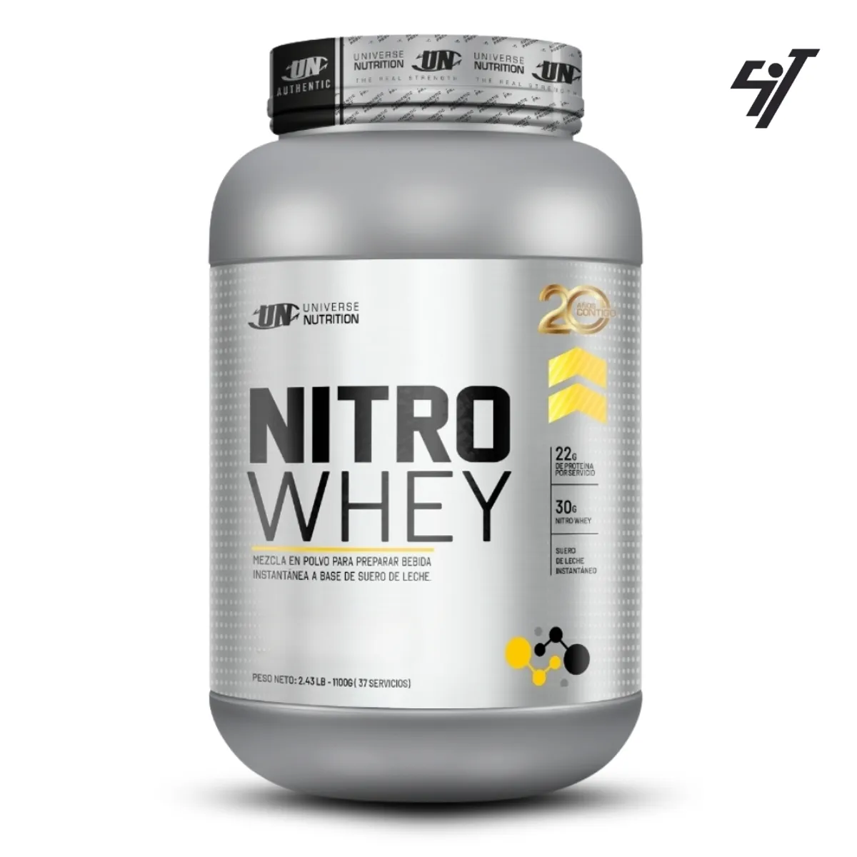 UNIVERSE NUTRITION - Nitro Whey de 1.1 kg Chocolate