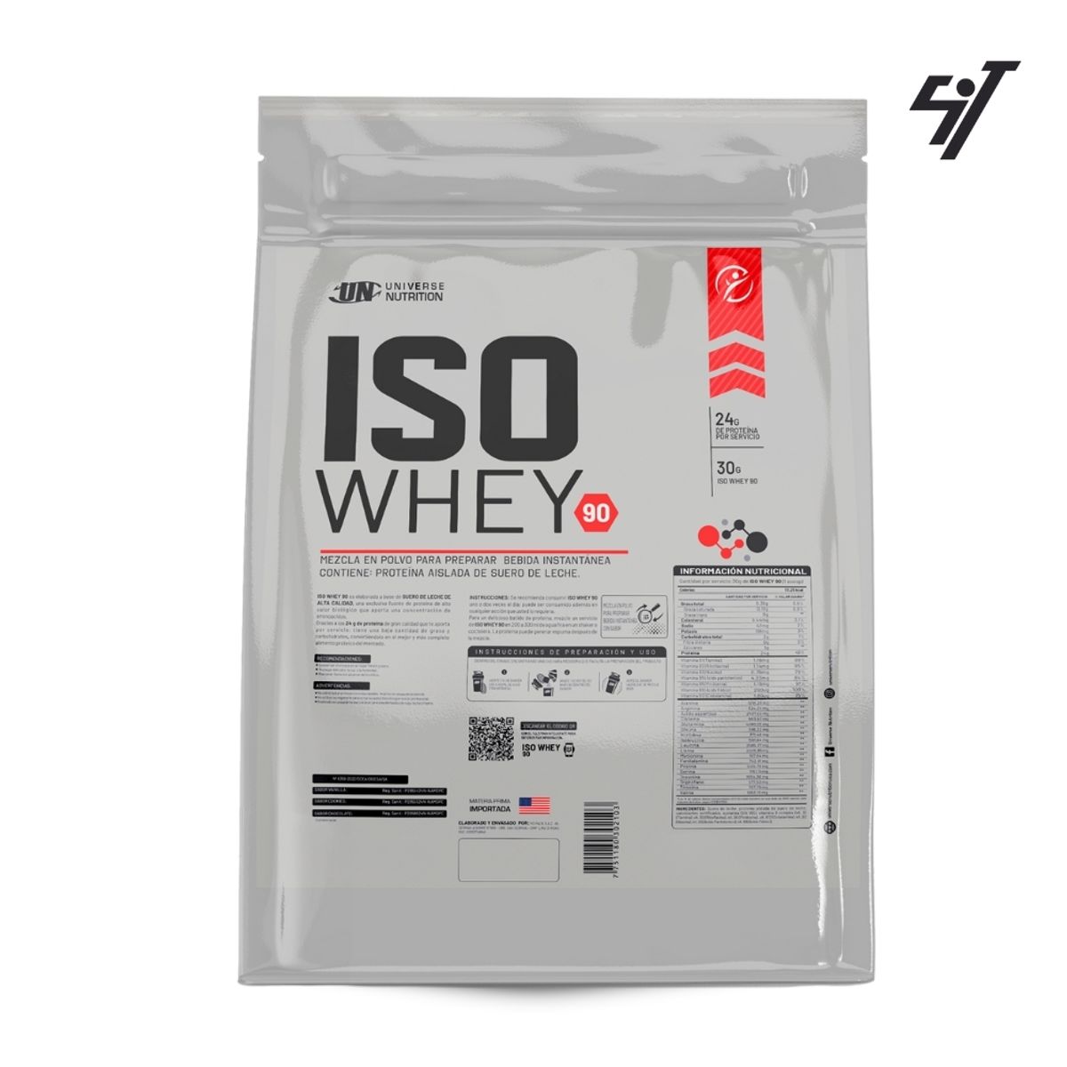UNIVERSE NUTRITION - Iso Whey 90 de 5 kg Chocolate