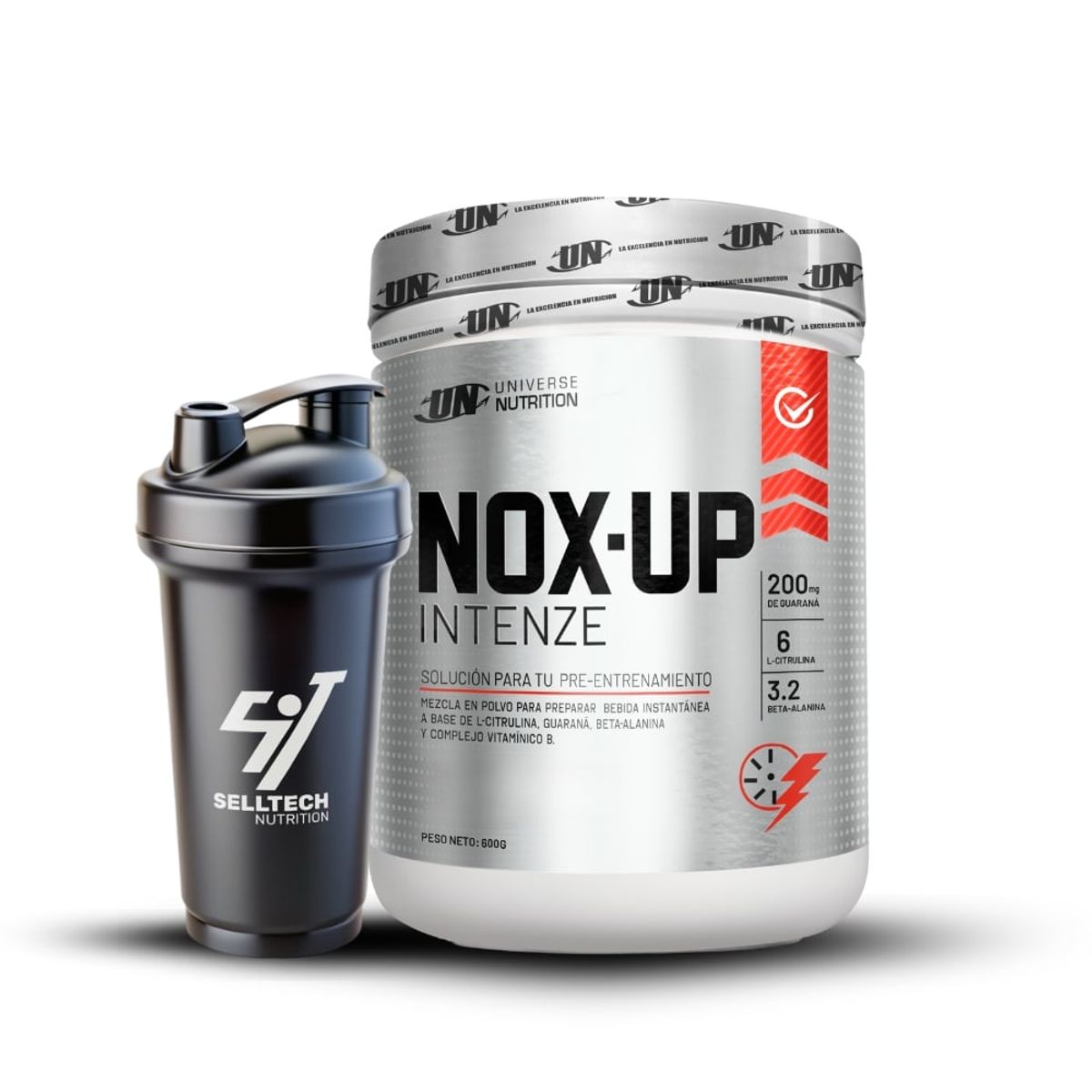 UNIVERSE NUTRITION - Pre - Entreno Universe Nutrition Nox up Intenze 600gr Uva