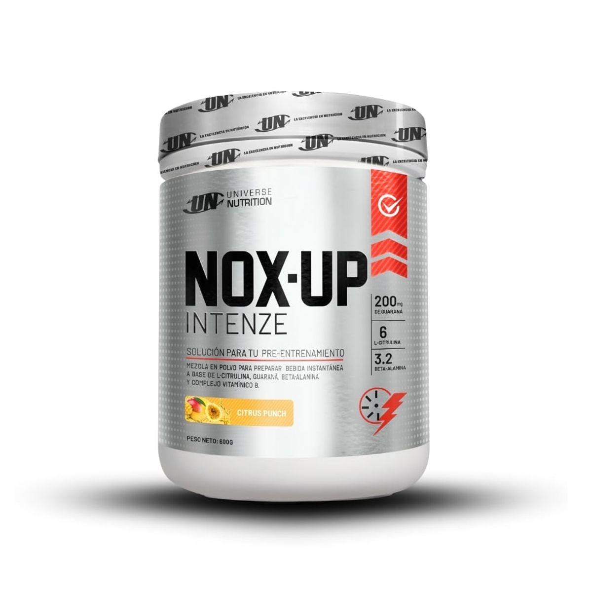 UNIVERSE NUTRITION - Pre - Entreno Universe Nutrition Nox up Intenze 600gr Citrus