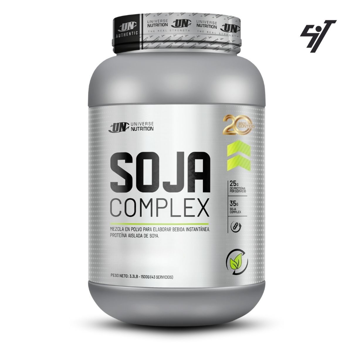 UNIVERSE NUTRITION - Proteína de Soja Complex 1.5 kg Vainilla