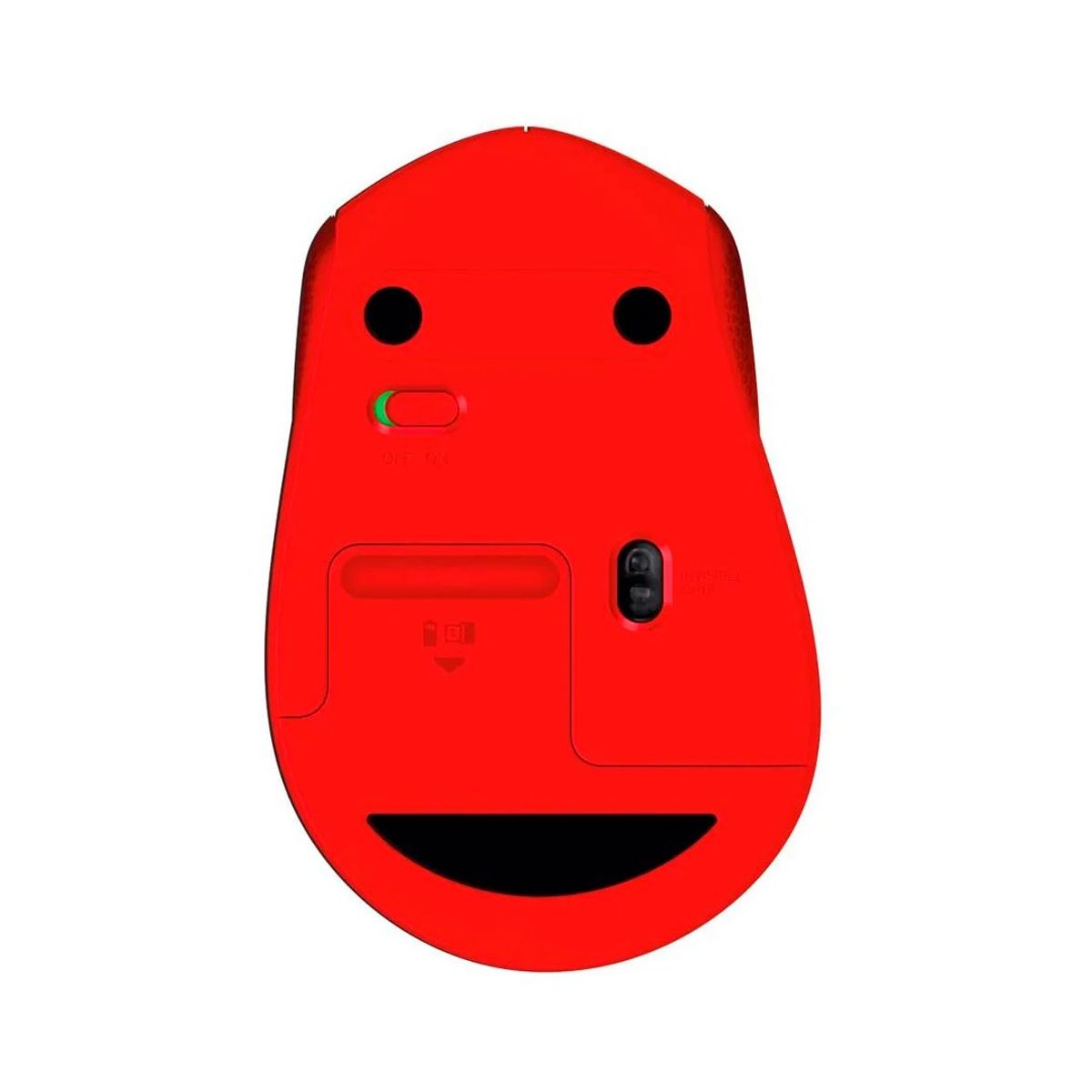 LOGITECH - Mouse Logitech M280 Inalambrico USB ergonómica - Rojo