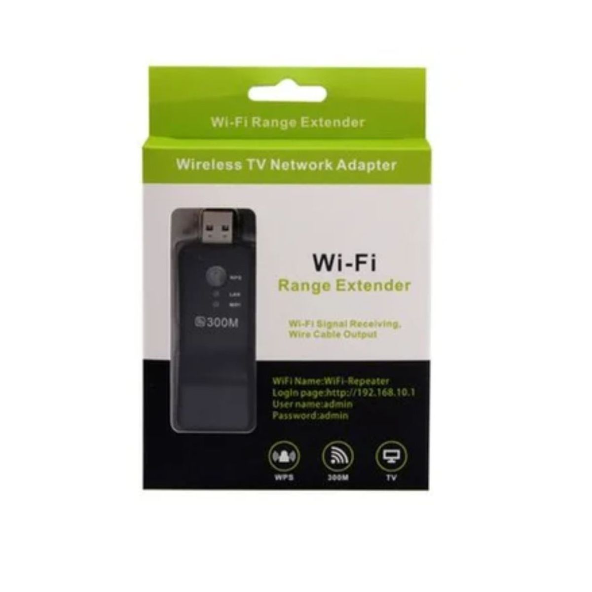 GENERICO - Repetidor Wifi Usb Para Smart Tv Pc Adaptador Receptor Internet