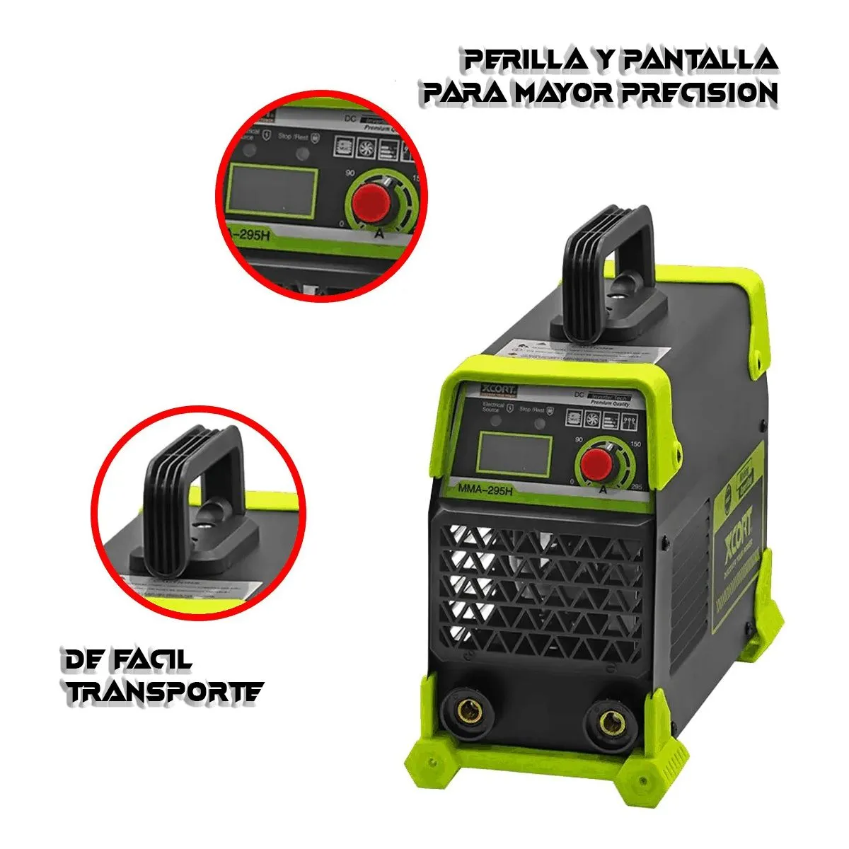 XCORT - Máquina de Soldar Inversor 295 Amp Igbt XCORT MMa-295H