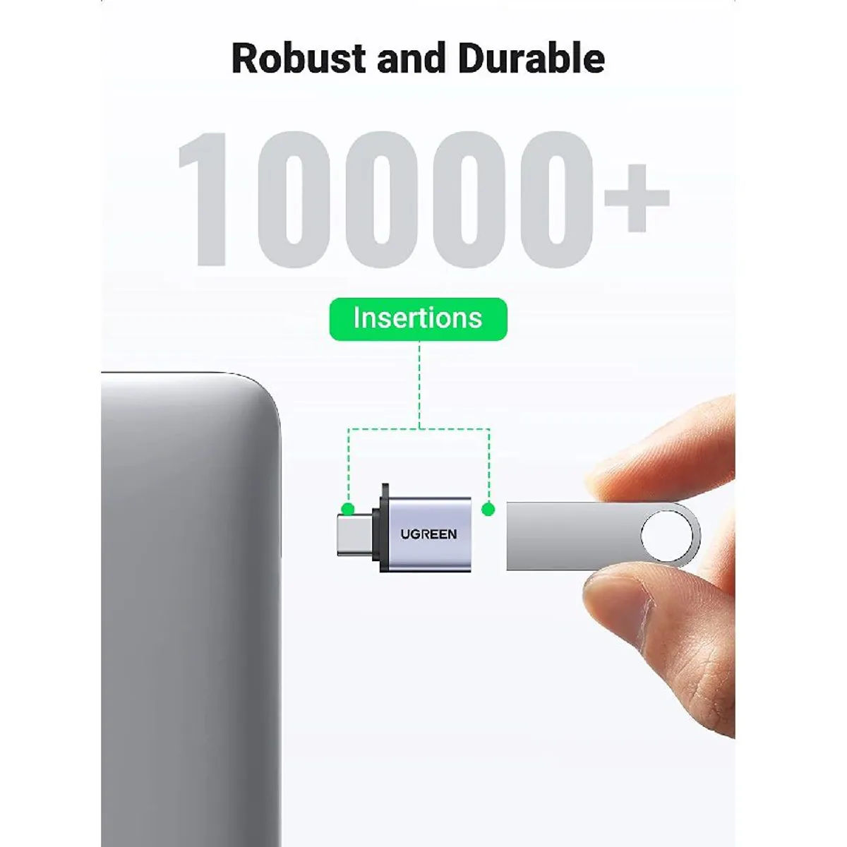 UGREEN - Adaptador USB Tipo C a USB 3.0 Hembra Ugreen OTG