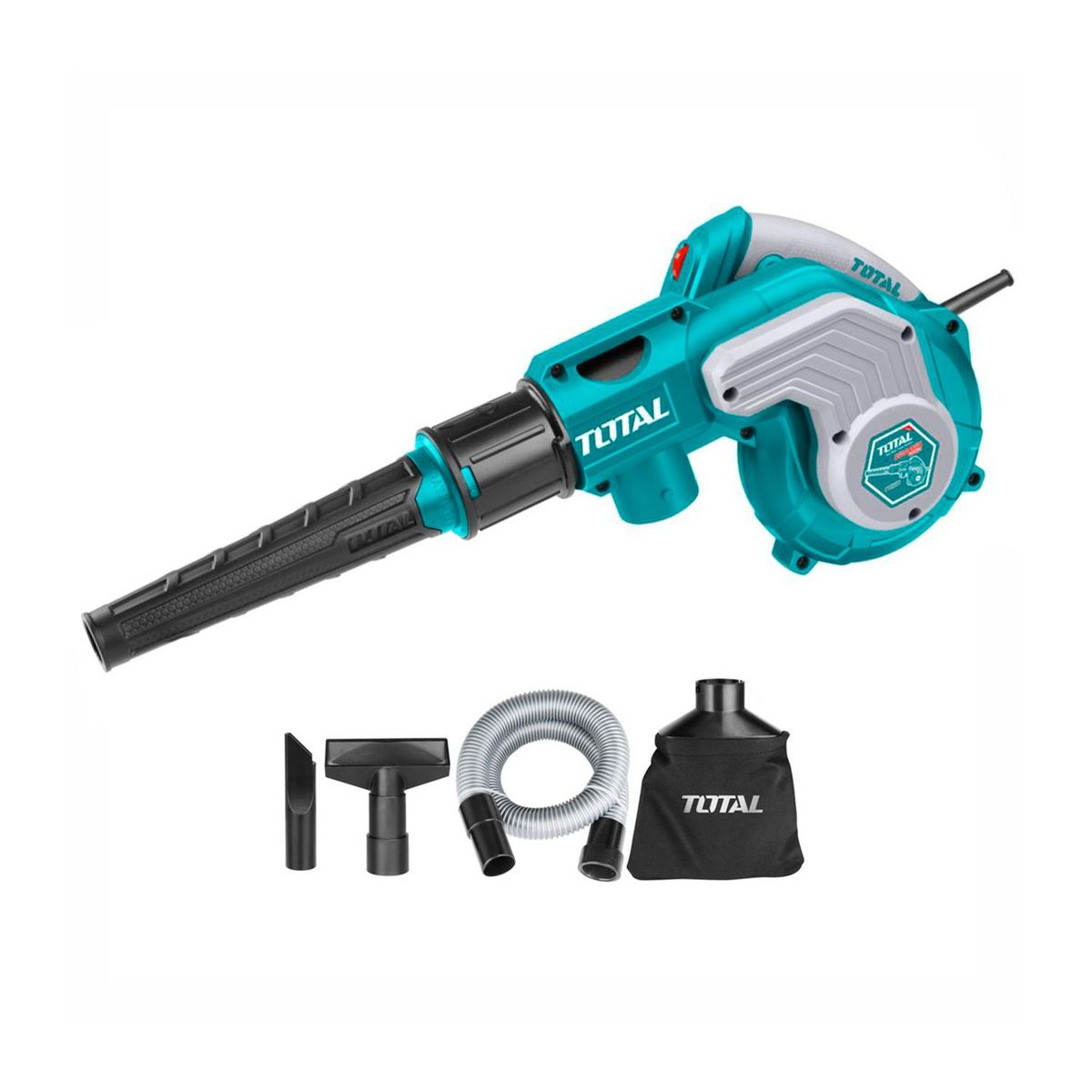 TOTAL TOOLS - Sopladora Aspiradora 800W Limpieza de Hogar Total