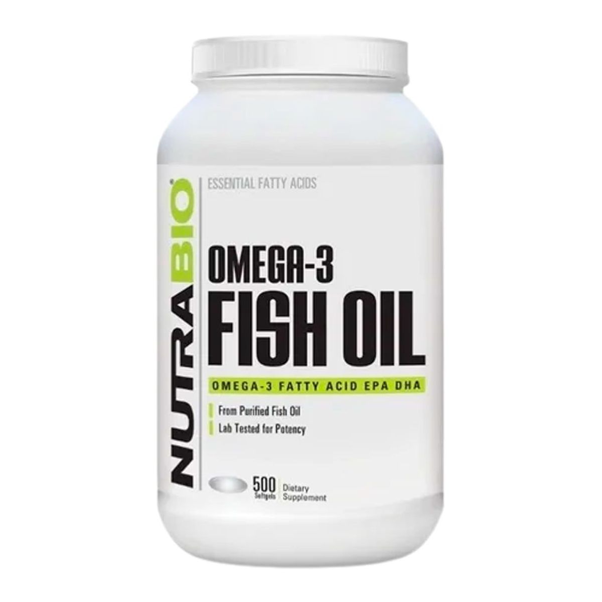 NUTRABIO - Omega 3 Nutrabio Fish Oil 500 cápsulas