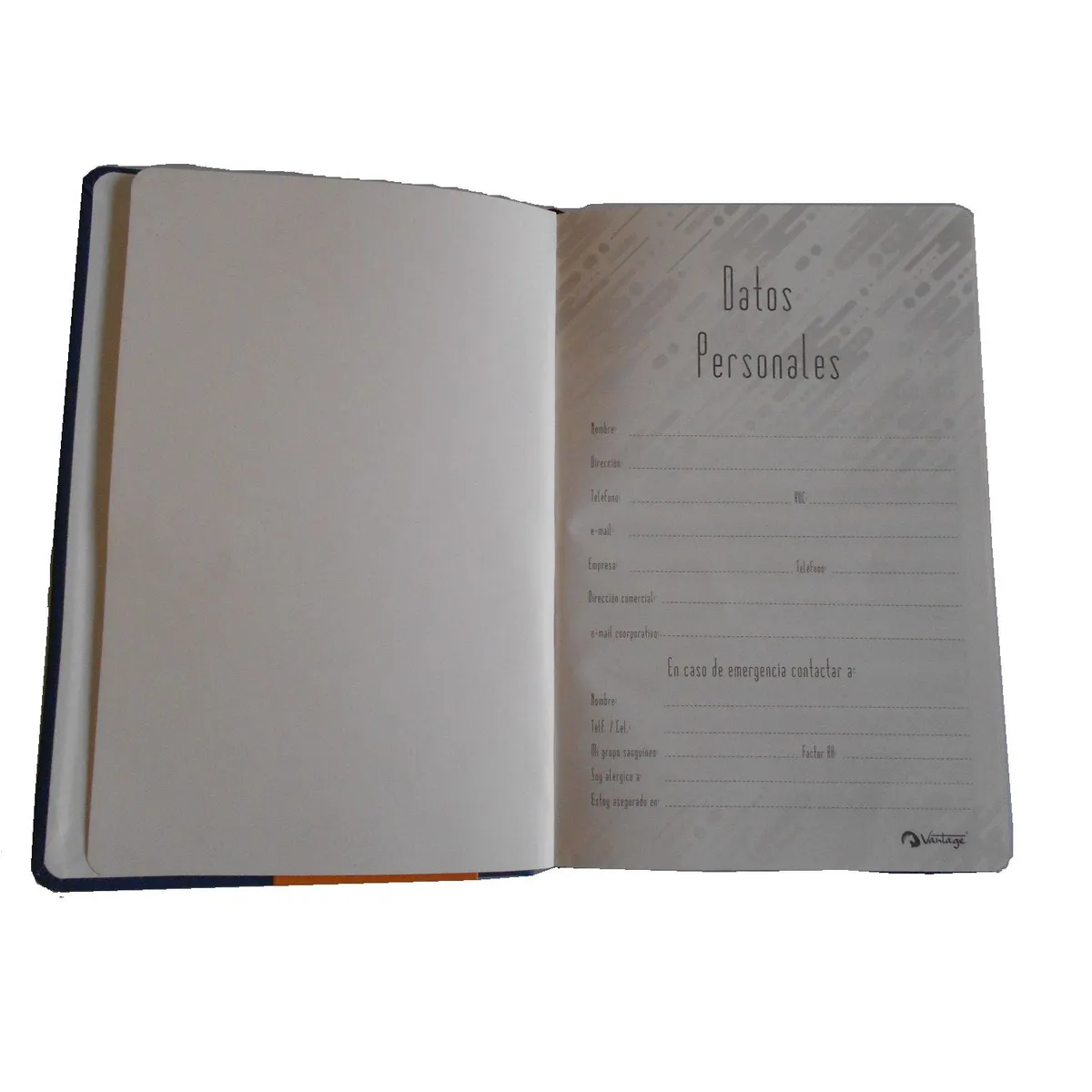 VANTAGE - LIBRETA VANTAGE CLASSICA 14x21 - Negro