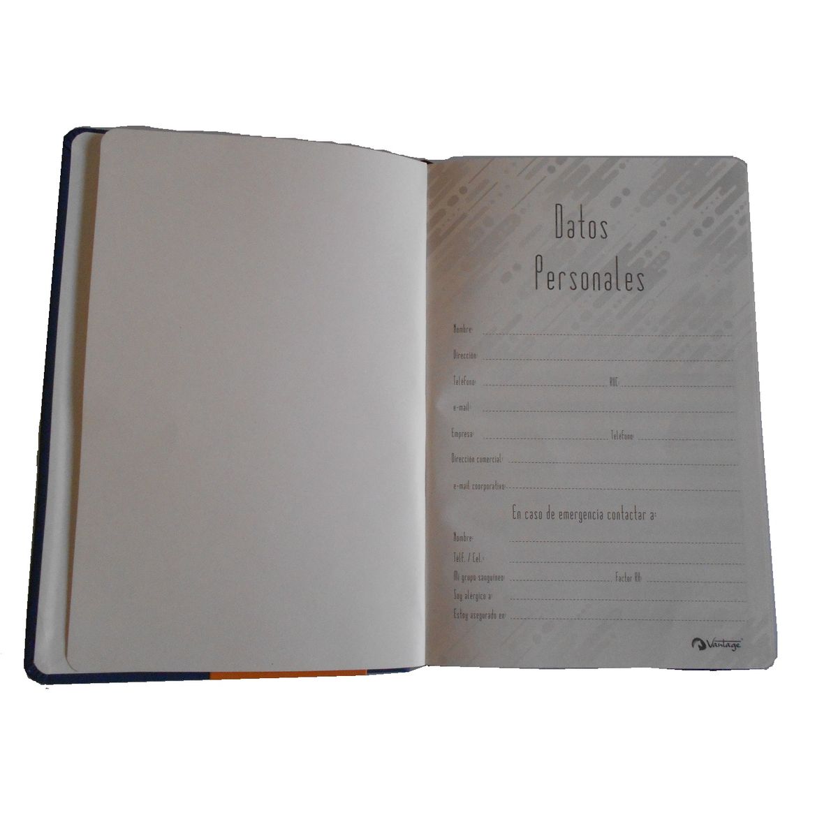 VANTAGE - LIBRETA VANTAGE CLASSICA 14x21 - Azul