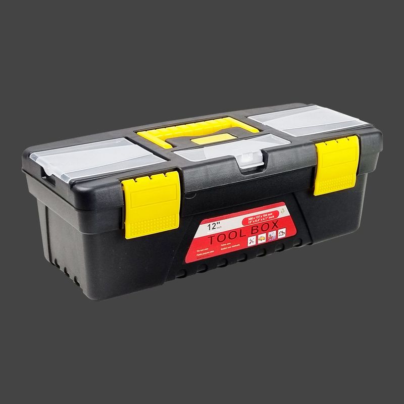 GENERICO - ORGANIZADOR PLASTICO CAJA HERRAMIENTAS T12 5 COMPARTIMIENTOS