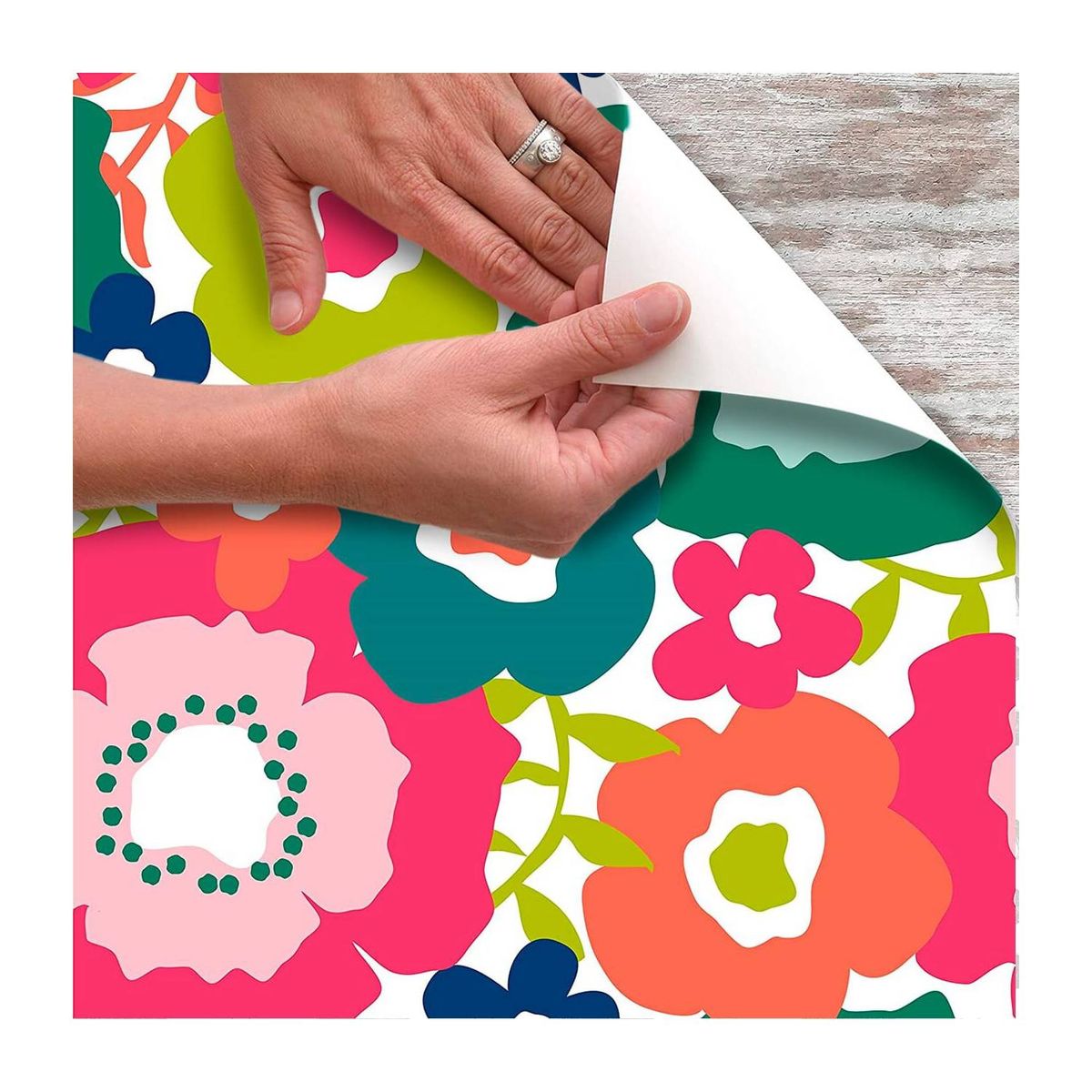 CONTACT - Láminas decorativas para piso Flower Fields