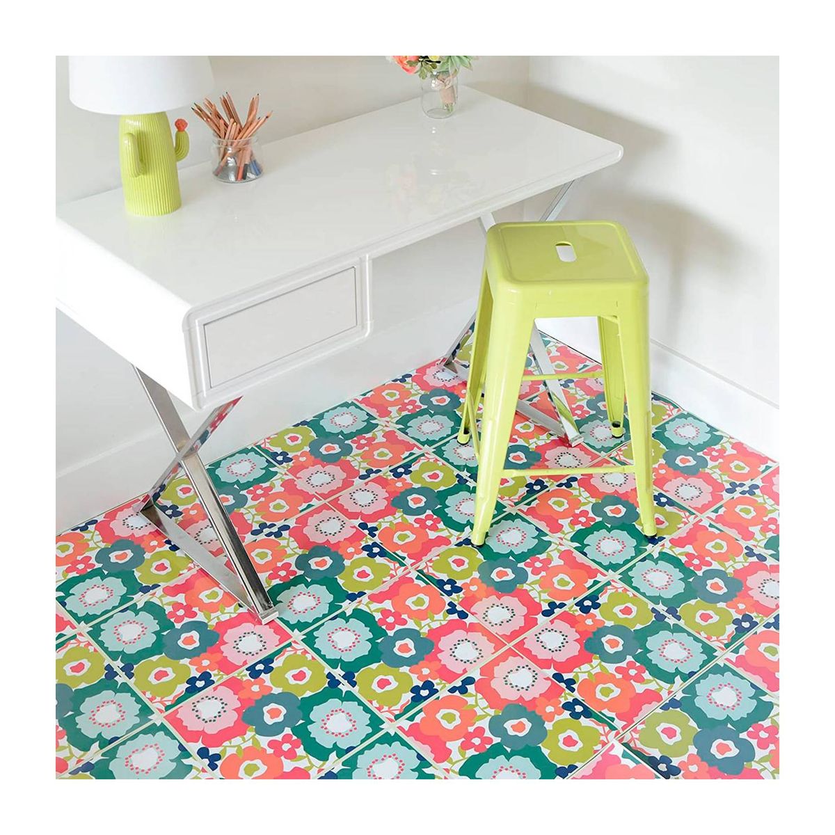 CONTACT - Láminas decorativas para piso Flower Fields