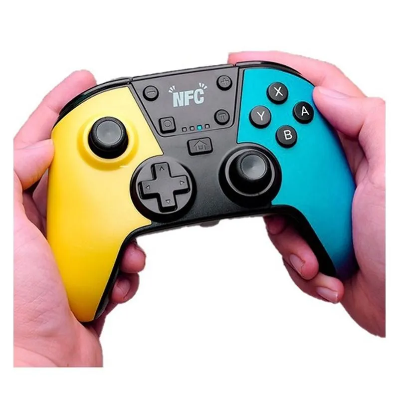 SEISA - Mando Pro Gamepad Nintendo Switch NFC SW-12B Amarillo
