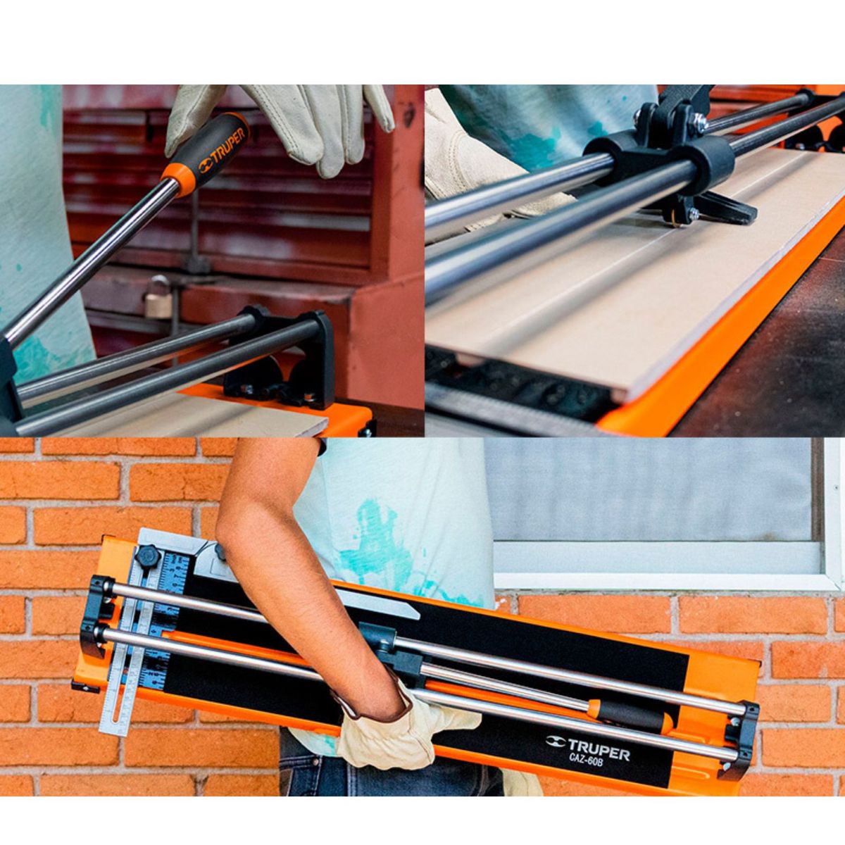 TRUPER - Cortadora de Ceramica, Mayolica 66 cm profesional, Truper