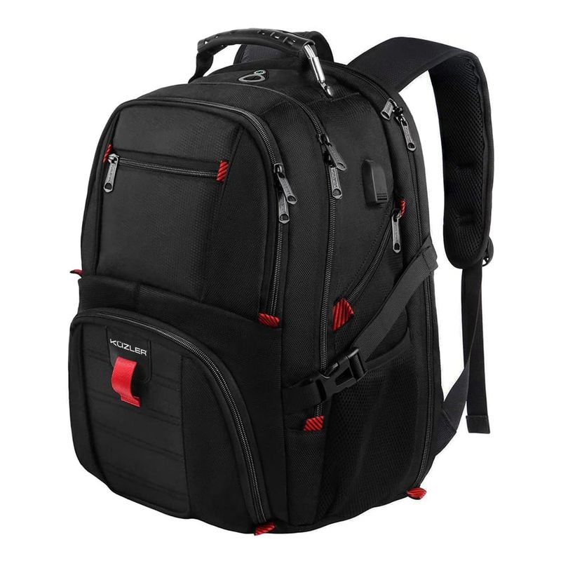 KUZLER - Mochila Laptop Hasta 15.6 pulgadas 34L color Negro Kuzler Ranios-102