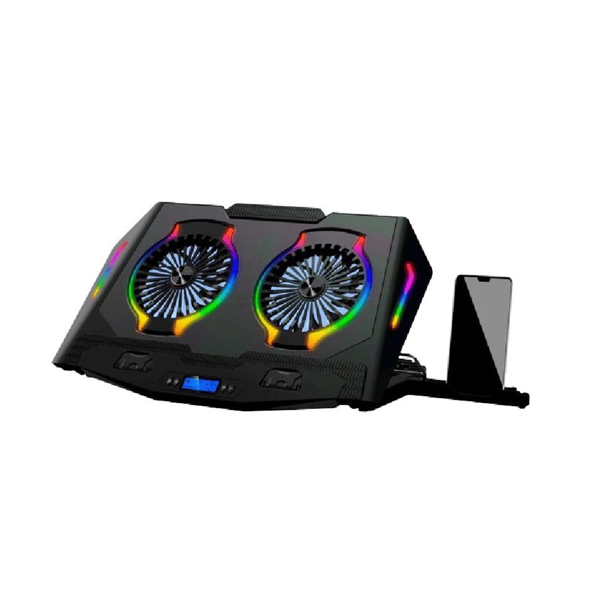 AVATEC - Cooler para Laptop Gamer 2 Fan 14cm RGB Avatec soporte de celular