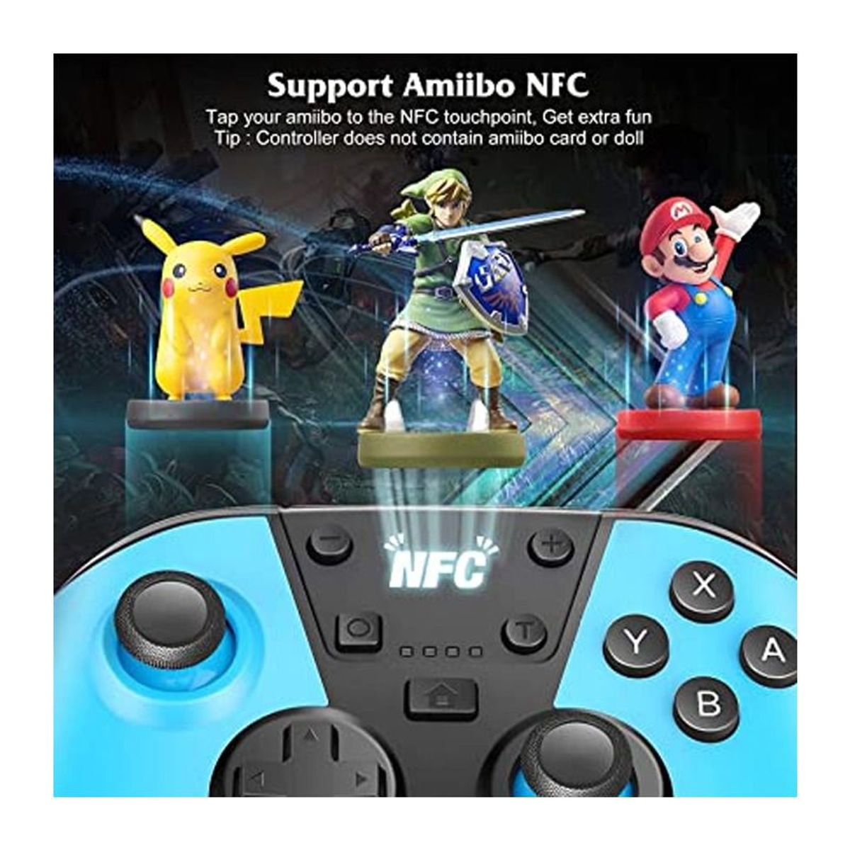 SEISA - Mando Pro Gamepad Nintendo Switch Nfc