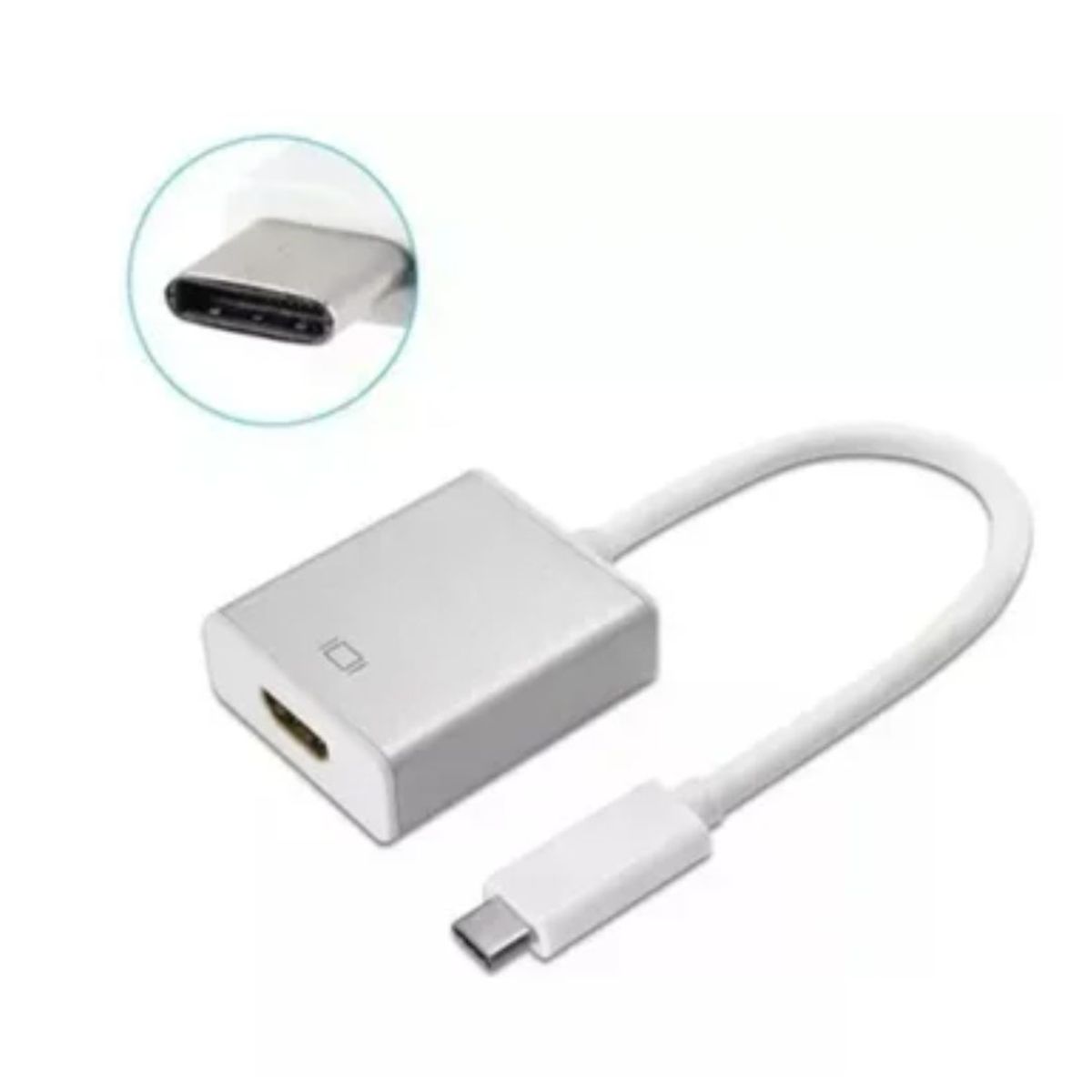 GENERICO - Convertidor Usb 3.1 Tipo C a HDMI  Adaptador Mac Video