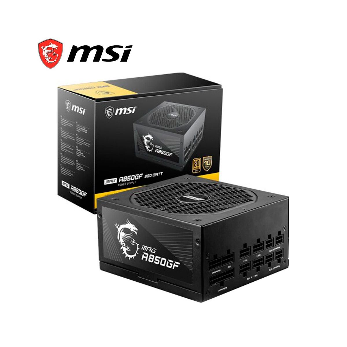 MSI - FUENTE DE PODER MSI MPG A750GF 750W 80 PLUS GOLD MODULAR