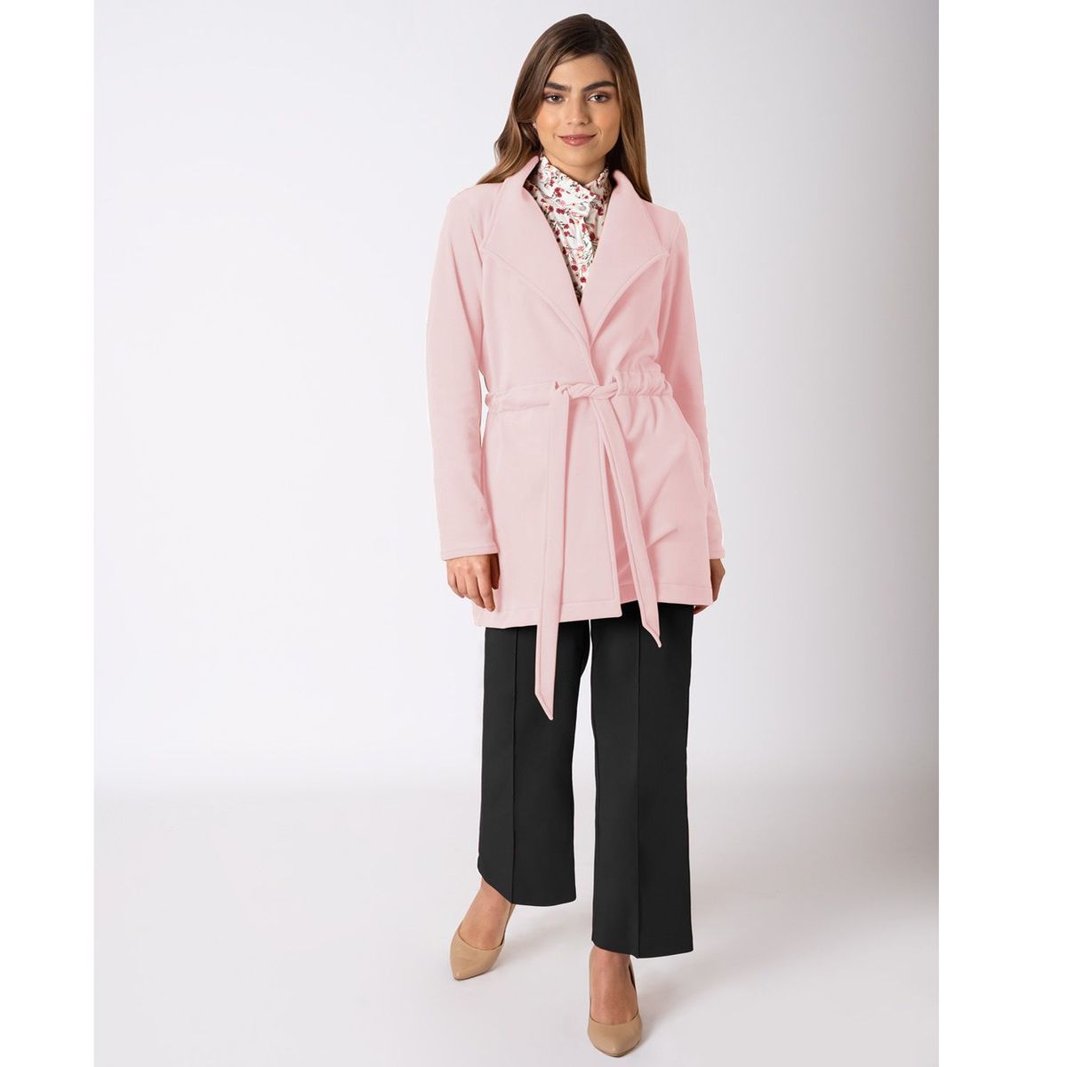 GENERICO - Abrigo con Lazo Mujer Azayu Otoño