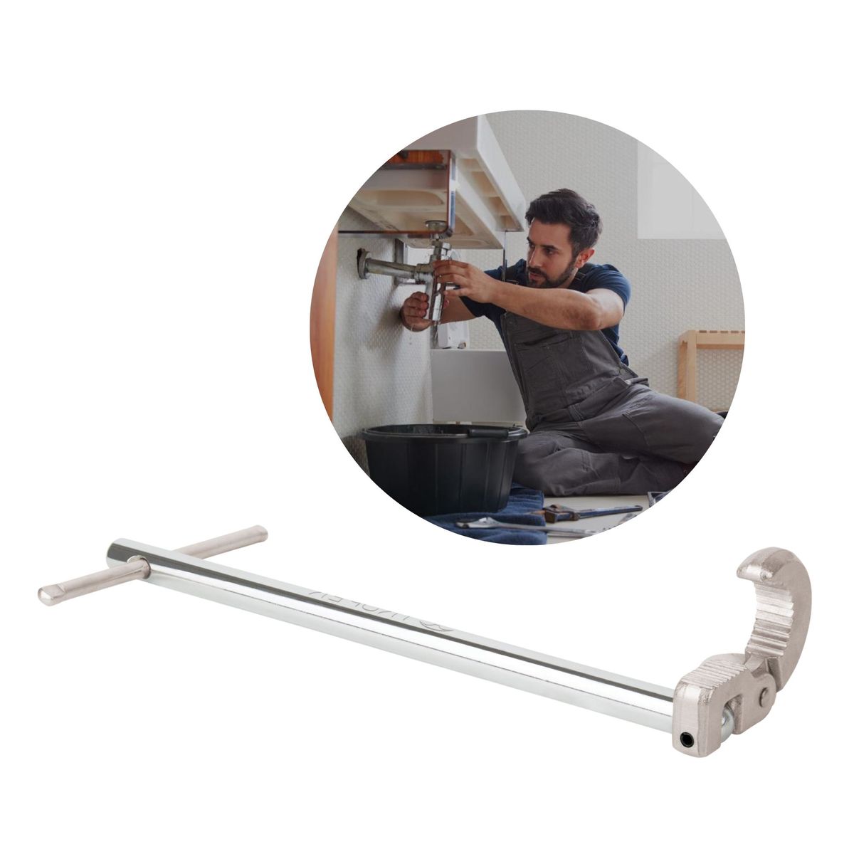 TRUPER - Llave multiuso para gasfiteria 12 pulg, truper