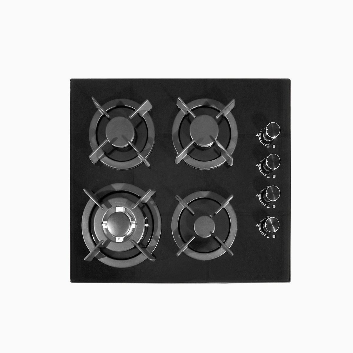 AGHASO - Encimera 4 hornillas aghaso vidrio templado 60cm gn