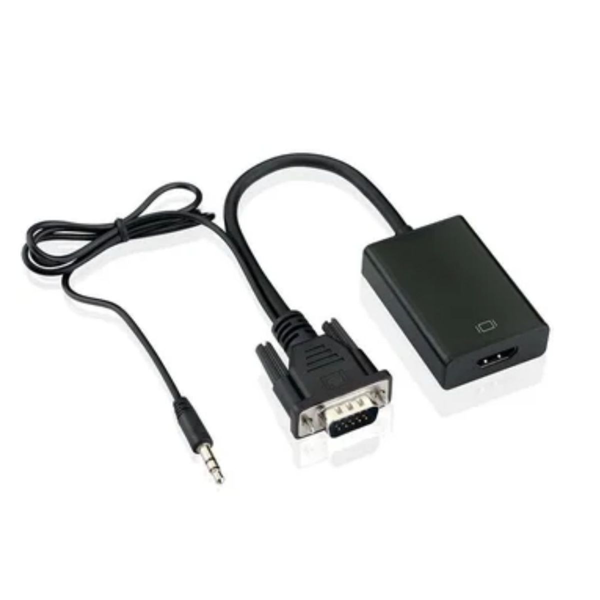 GENERICO - Convertidor Vga A Hdmi Con Audio Digital Full Hd 1080p