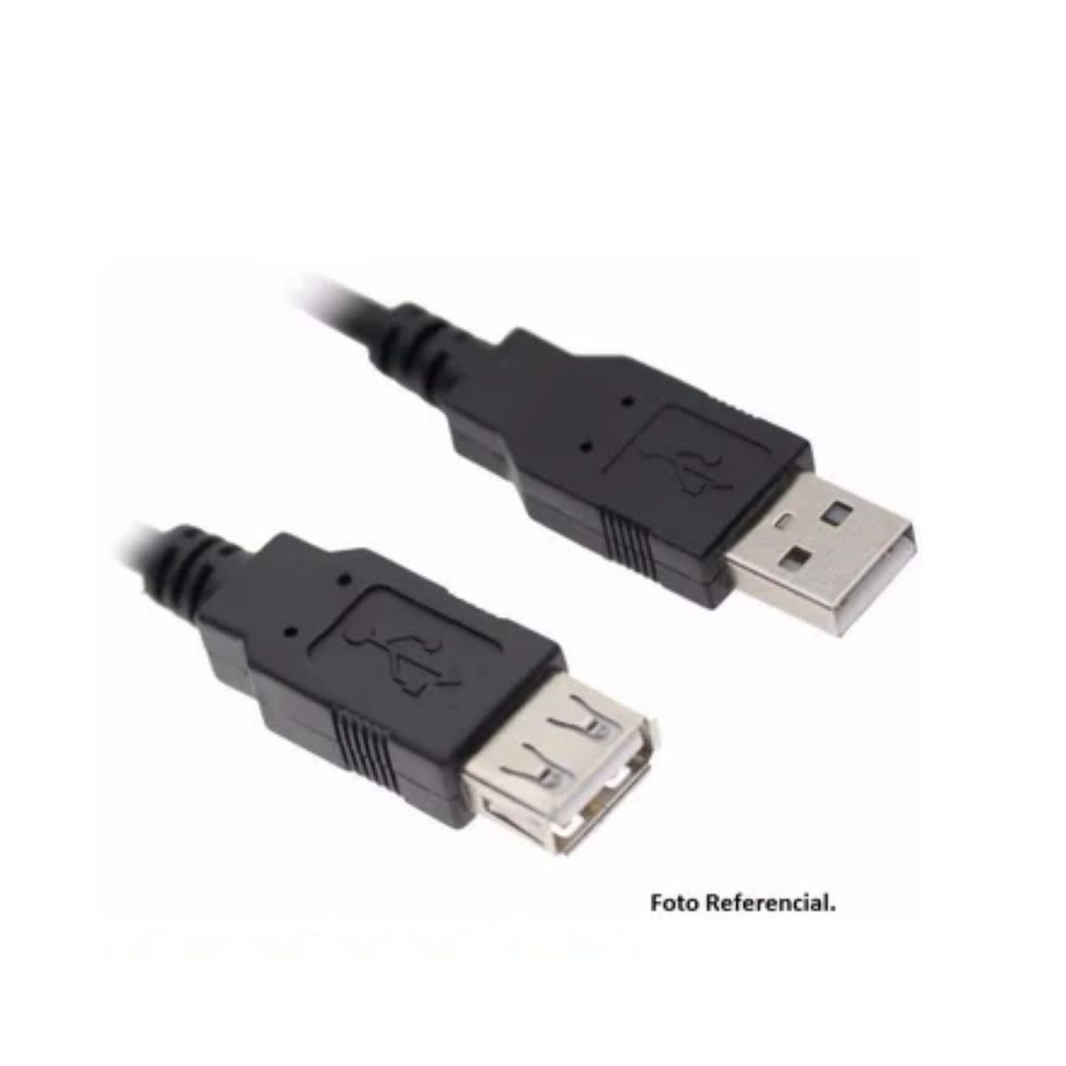 GENERICO - Cable Extensión Usb 2.0 Macho A Hembra 5 Metros - Negro