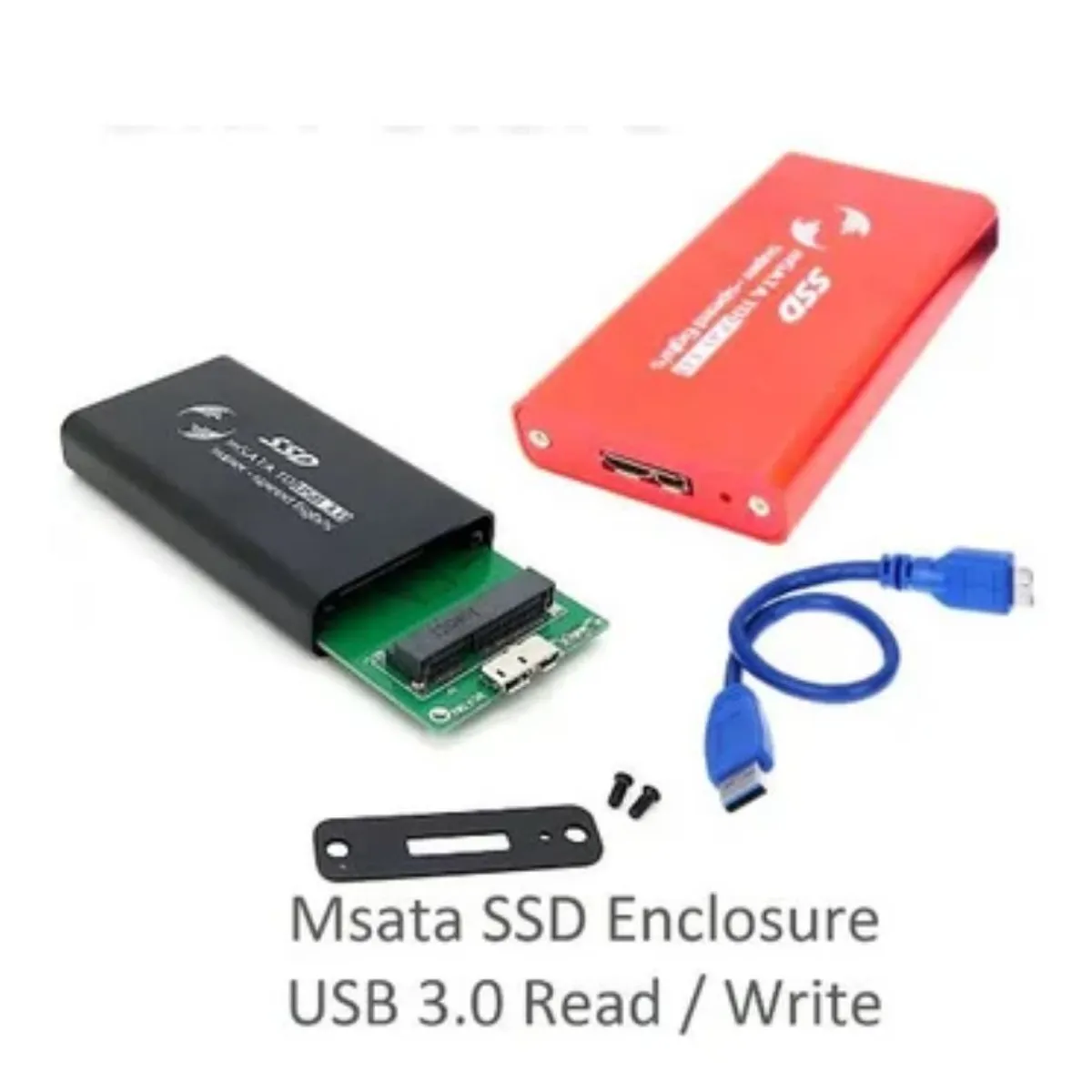 GENERICO - Adaptador Convertidor Case Ssd Mini M.2 Ngff Sata A Usb 3.0 - Negro