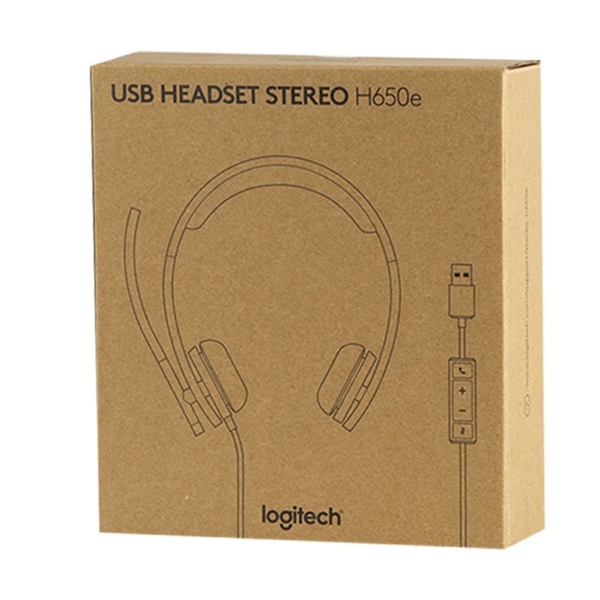 LOGITECH - Audifono cmicrof Logitech B2B H650e Usb STEREO