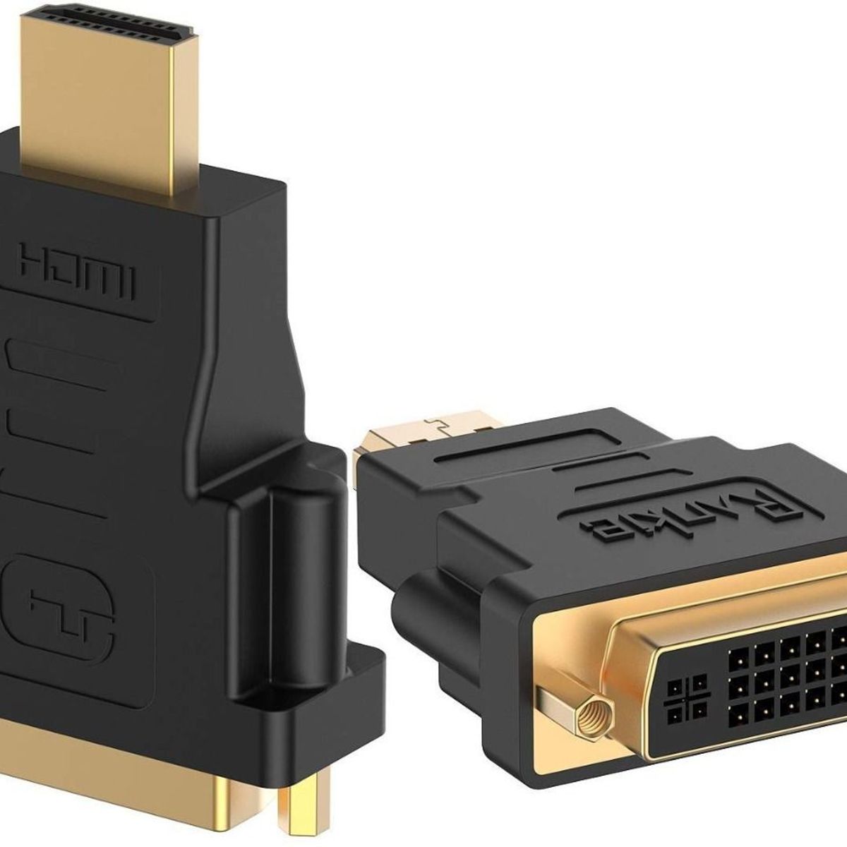 GENERICO - Adaptador Convertidor Hdmi Macho A Dvi Hembra 24 + 5