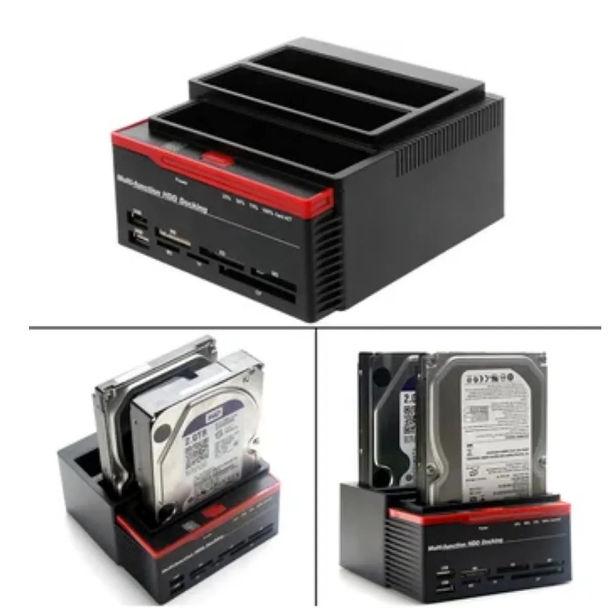 GENERICO - Hdd Docking Station Triple 2.5 3.5 Ide Sata Usb 3.0 Ms Sf/md
