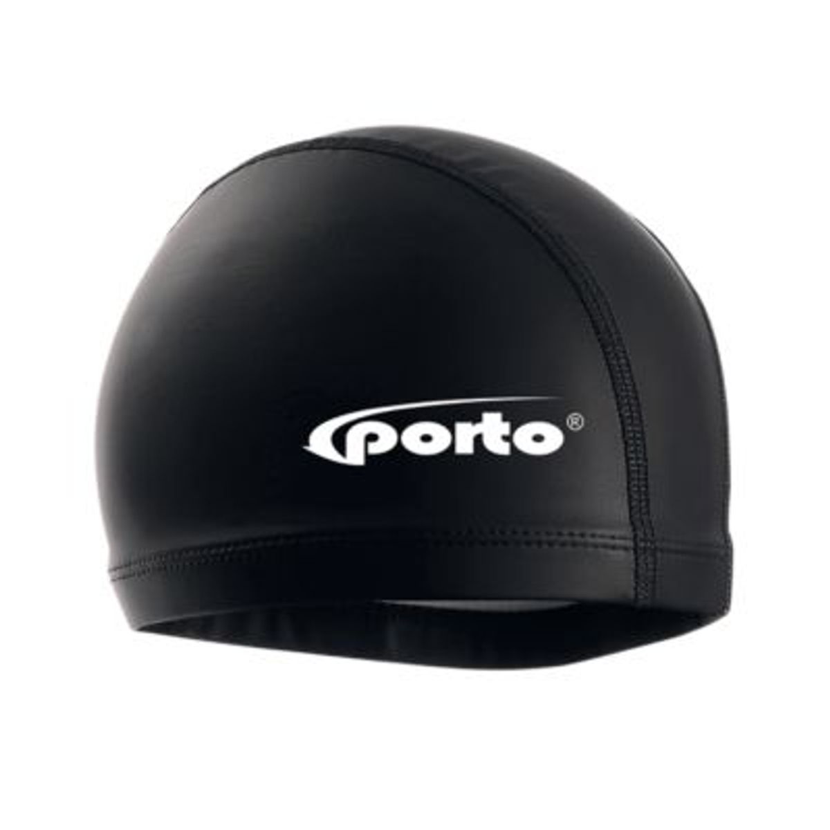 PORTO - Gorro para Natación Porto Lycra Talla estándar Negro