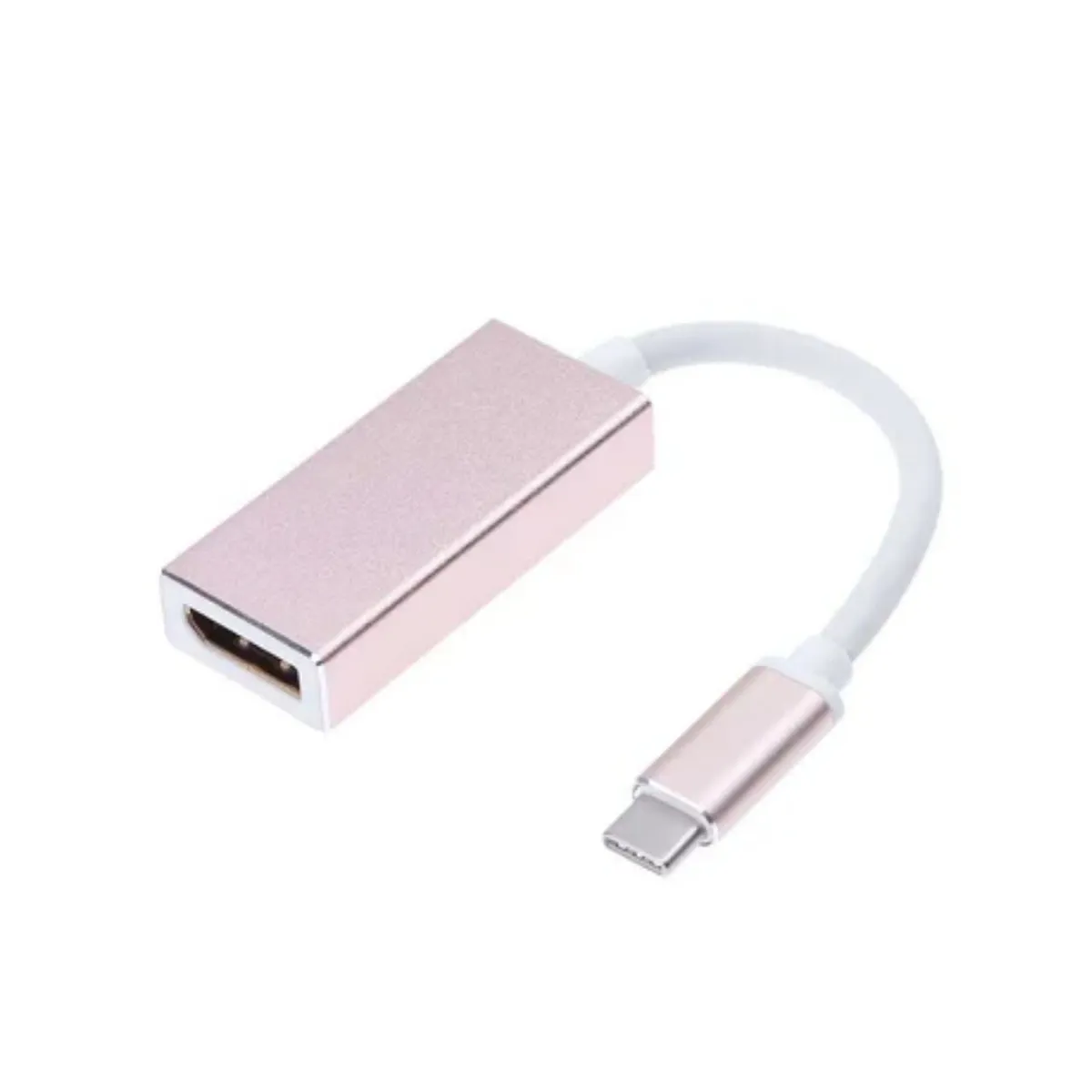 GENERICO - Adaptador Convertidor Usb C Tipo C A Displayport Tipo C A Dp - plata