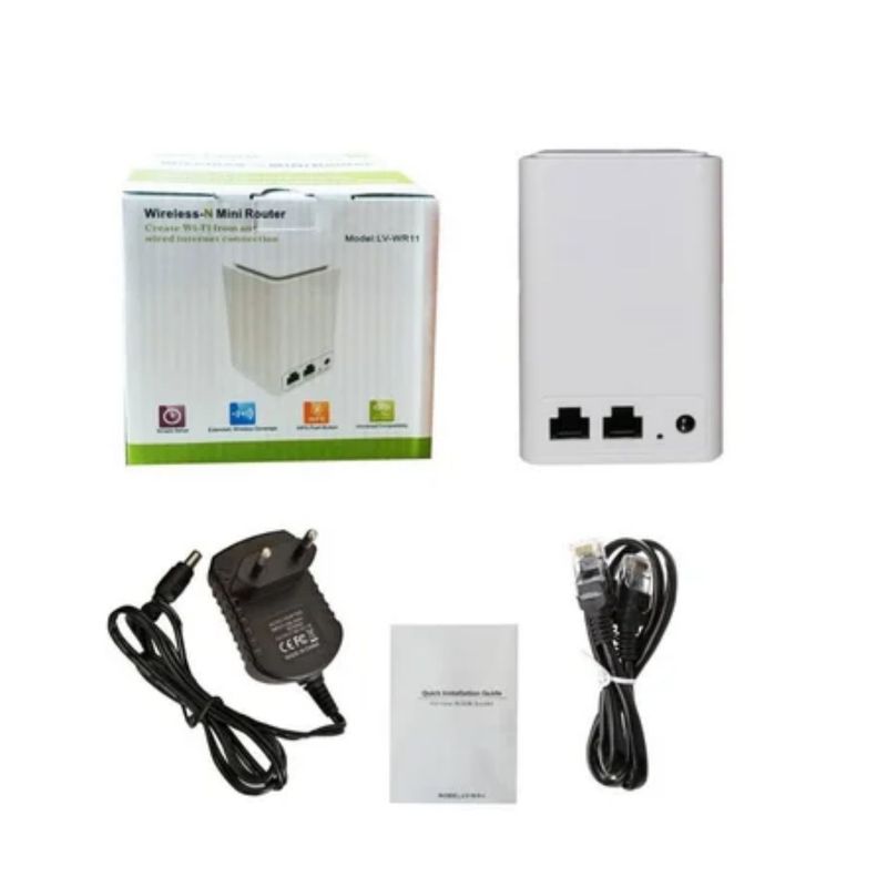 LINK - Mini Router 300m Amplificador Repetidor Wifi Inalambrico LV-WR11