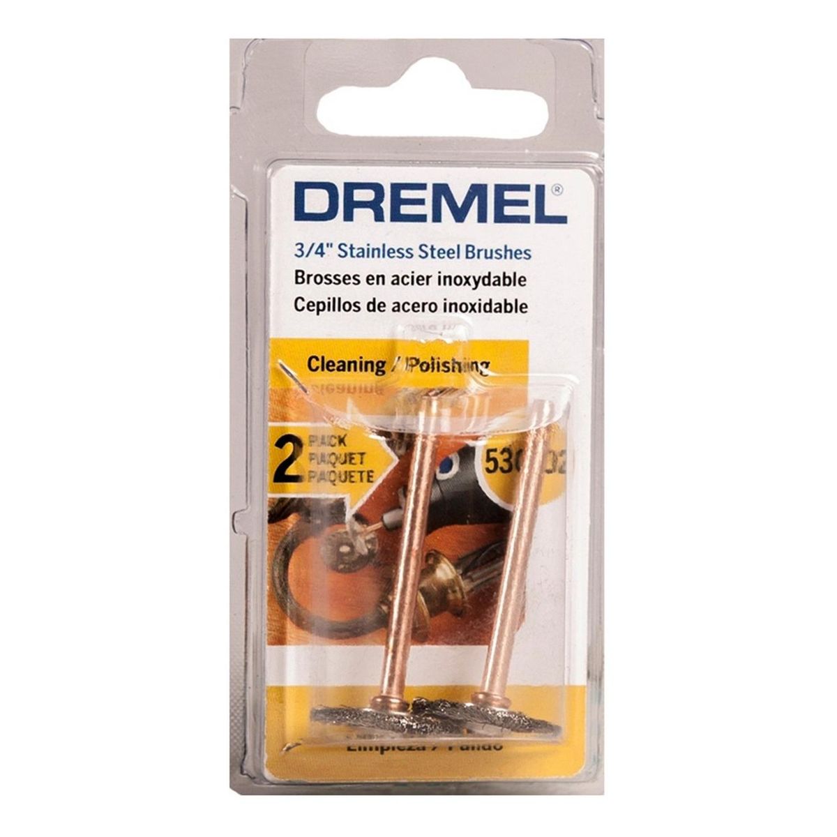 DREMEL - Cepillo Acero Inoxidable 3/4 Dremel 530
