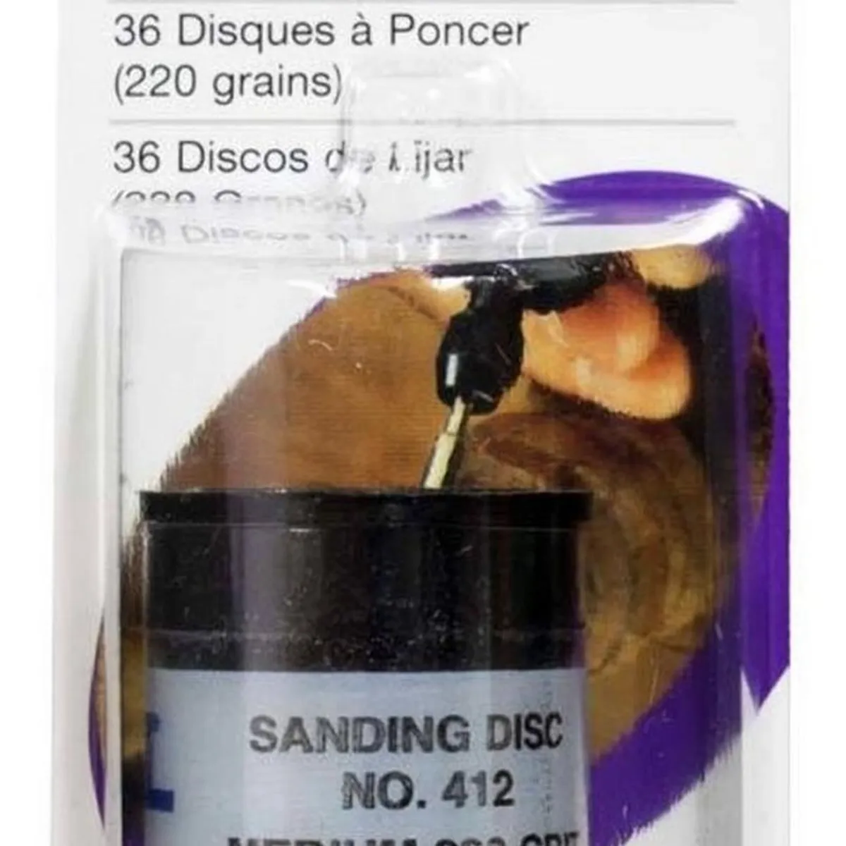 DREMEL - Discos de Lija Grano 220 Diametro 3/4" x 36 Unidades Dremel 412